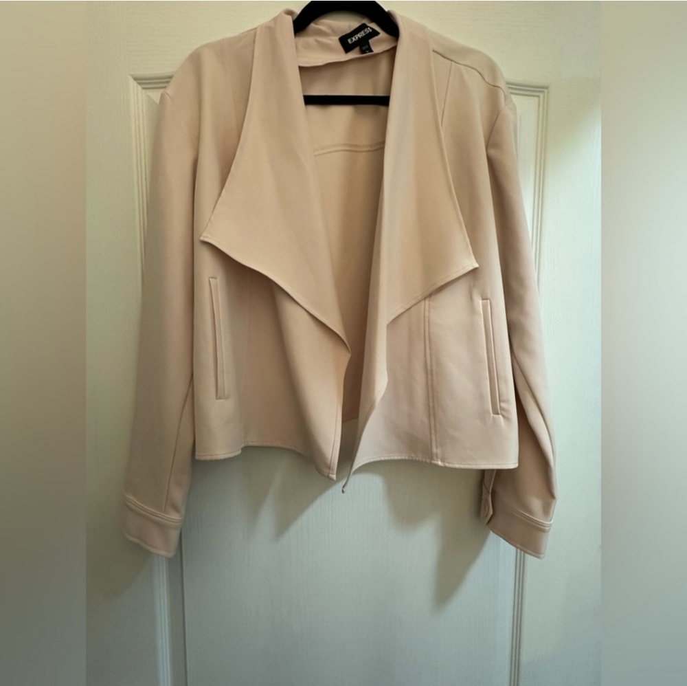Express Women's Light Pink Jacket Size L